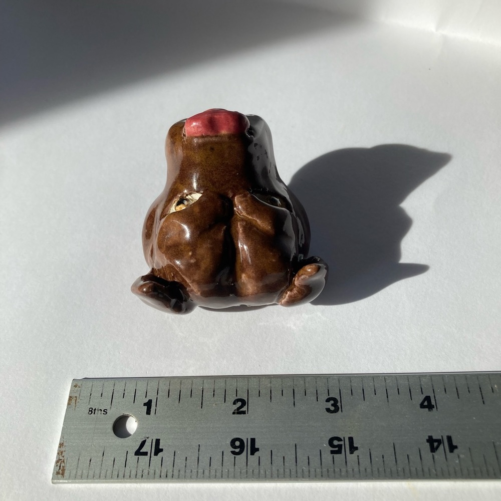 Ceramic Dog Head - Picture 3 of 5